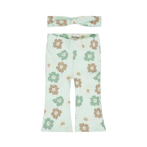 GJ Baby Girls Blue Floral Print Cotton Elasticated Leggings 18-24 Months