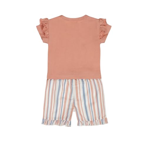 Girls Cotton 2 Piece Set T-Shirt & Shorts