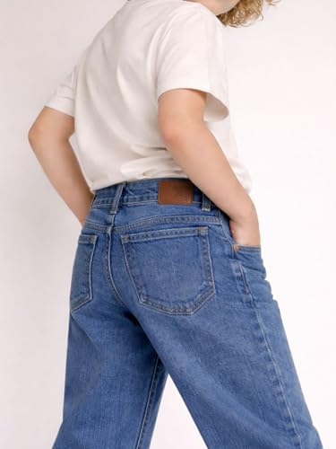 Gini and Jony Boys Dark Blue Washed Denim Jeans Fixed Waist