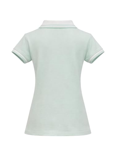 Gini and Jony Girls Mint Green Applique Cotton Half Sleeves Polo Top 13-14 Years