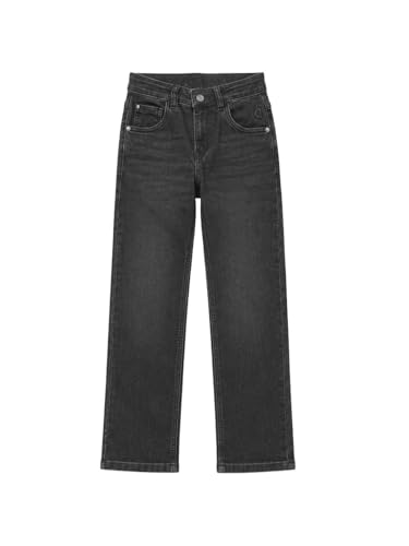 Gini and Jony Boys Brown Washed Denim Jeans Fixed Waist