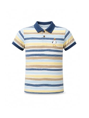 Gini and Jony Boys Multicolor Cotton Polo T-Shirt Half Sleeves