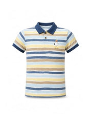 Gini and Jony Boys Multicolor Cotton Polo T-Shirt Half Sleeves