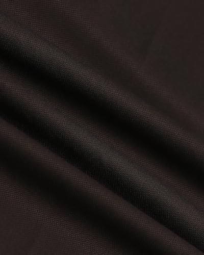 Blackberrys Men Textured Regular Fit Formal Trouser | Viscose Rayon Blend | Clean Front & Cross Pocket | Rust
