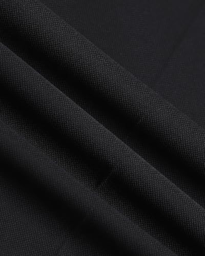 Blackberrys Men Textured Regular Fit Formal Trouser | Viscose Rayon Blend | Clean Front & Cross Pocket | Charcoal