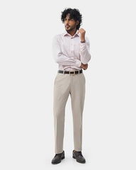 Blackberrys Men's Solid Light Pink Slim-Fit Shirts |Formal Wear
