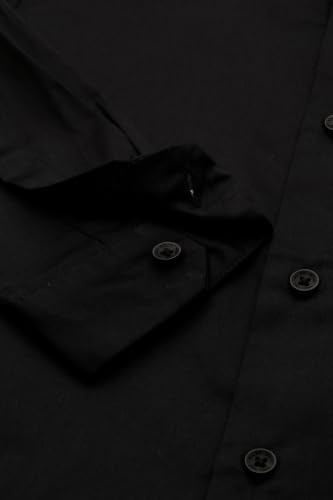 Allen Solly Boys Black Slim Fit Solid Casual Shirt