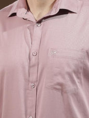 Crimsoune Club Men's Purple Classic Casual Shirt