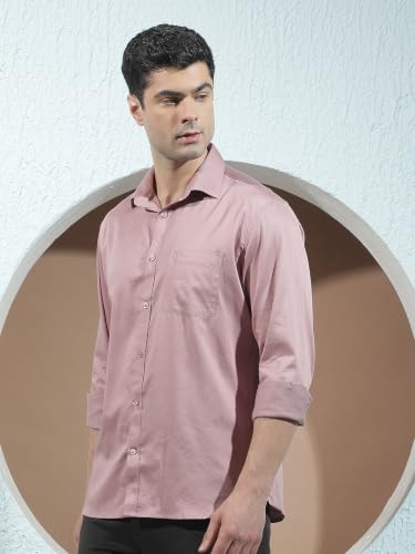 Crimsoune Club Men's Purple Classic Casual Shirt