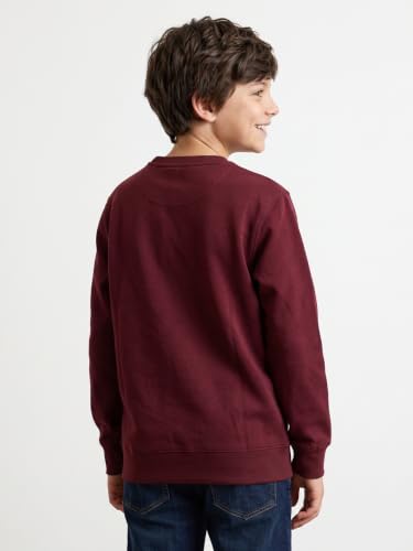 Monte Carlo Boys Regular Fit Full Sleeve Printed Round Neck Winter Sweatshirt
