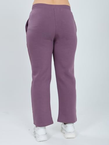 Monte Carlo Womens Regular Fit Solid Winter Lower Burgundy