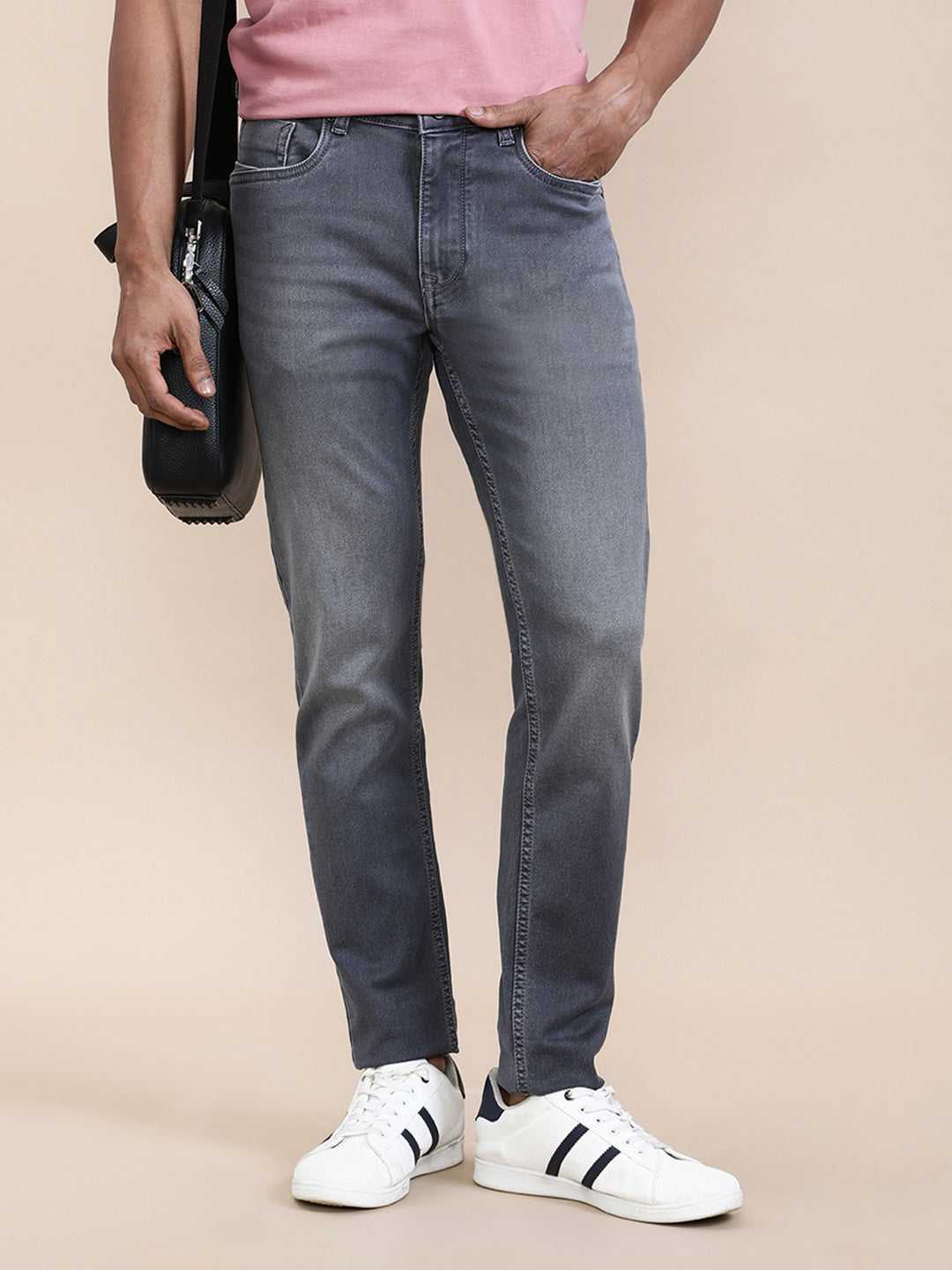 Crocodile Mens Jeans Crdn125-300Mt Grey