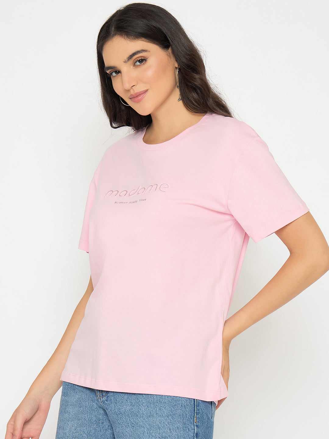Madame Ladies Western Top H/S M5S11455 031 Pink