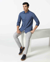 Blackberry Mens Casual Trouser Ek-Au-So-Kary B95 Light Grey