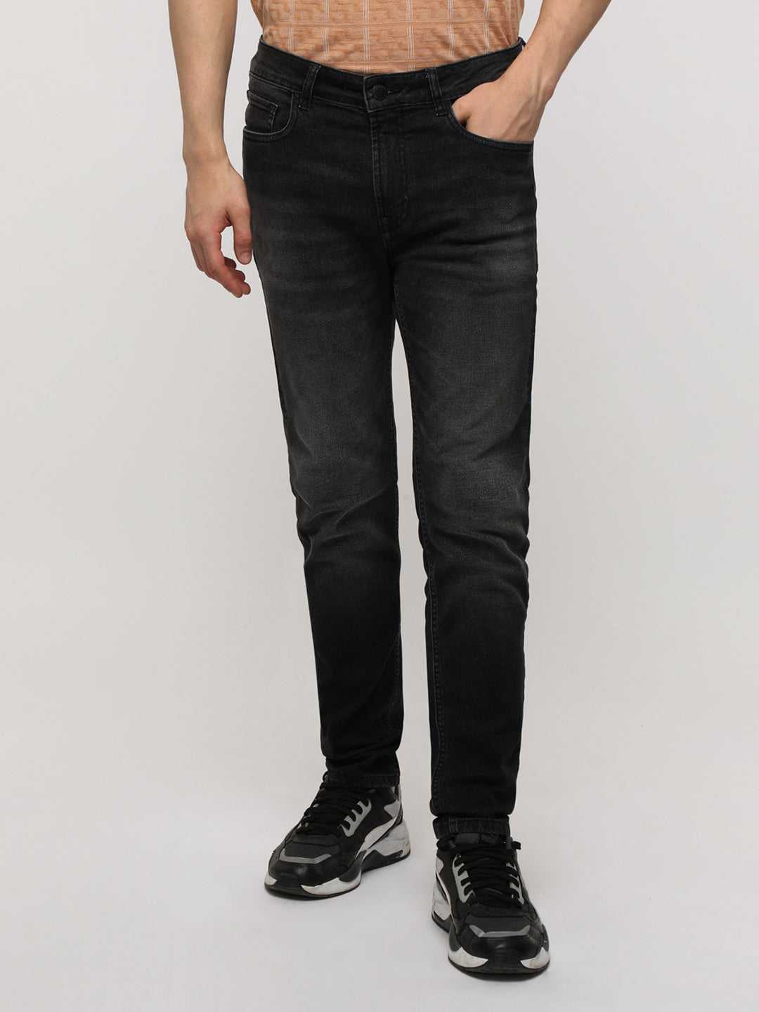Crocodile Mens Jeans Crdn224-203Mt Black