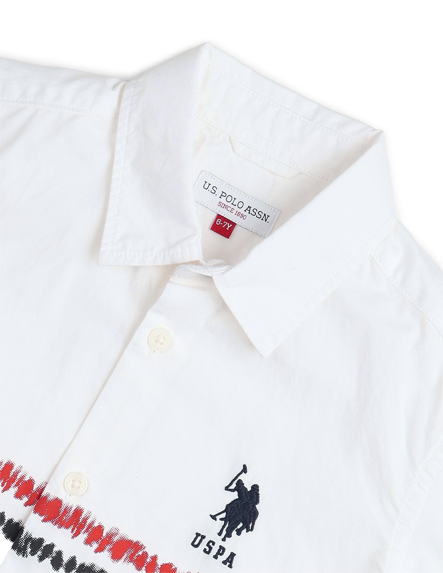 U.S.POLO KIDS BOYS SHIRT H/S UKSHT1396