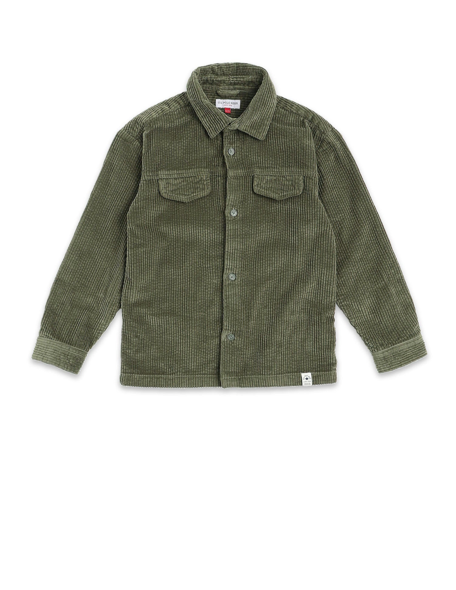 U.S.POLO KIDS BOYS SHIRT F/S UKSHT1566