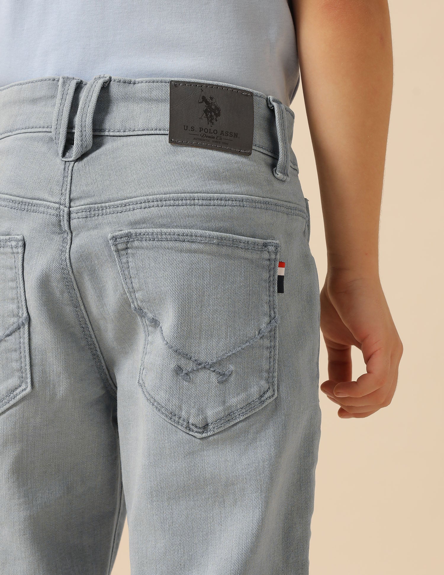U.S.POLO KIDS BOYS JEANS UKJEN597