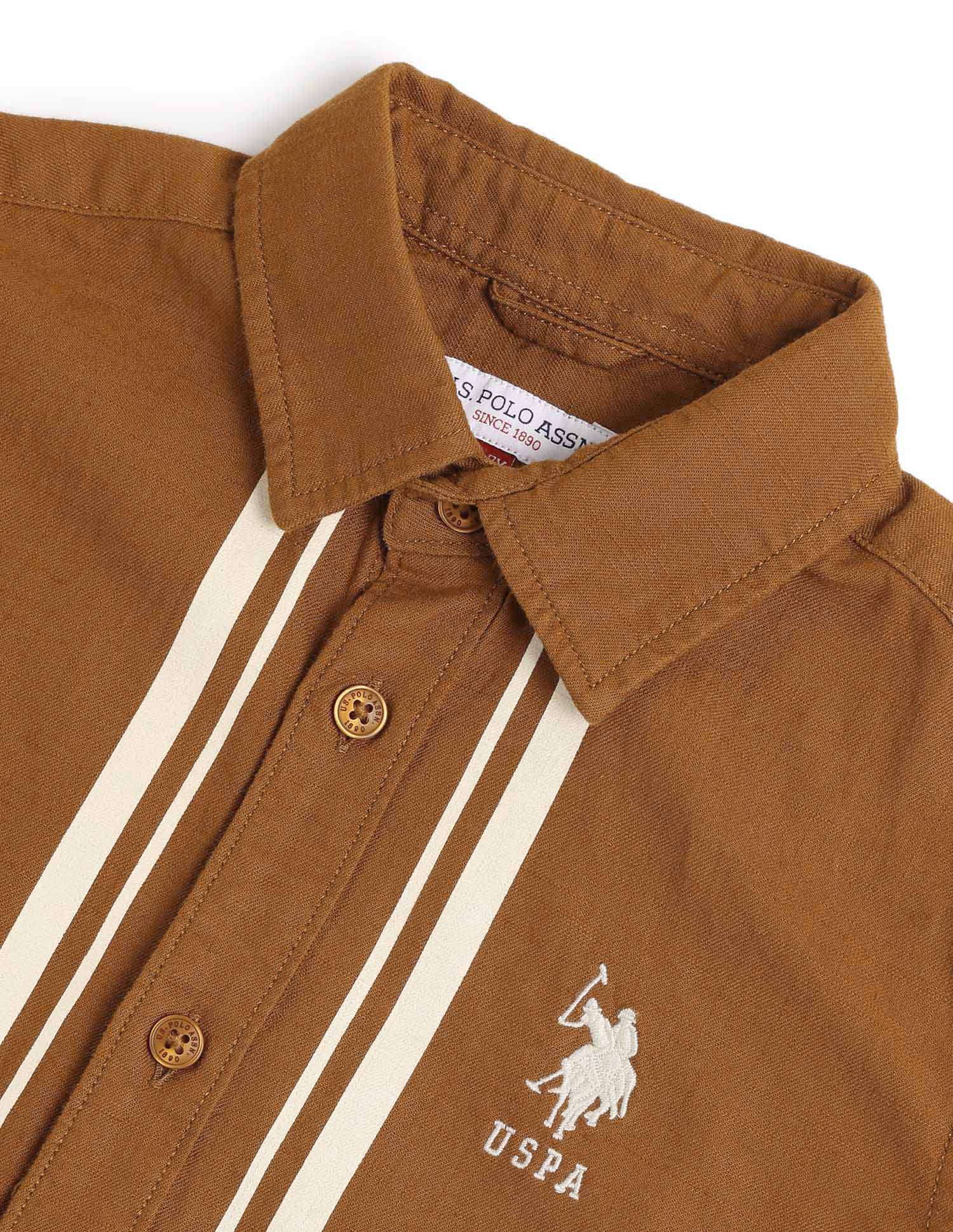 U.S.POLO KIDS BOYS SHIRT H/S UKSHT1384
