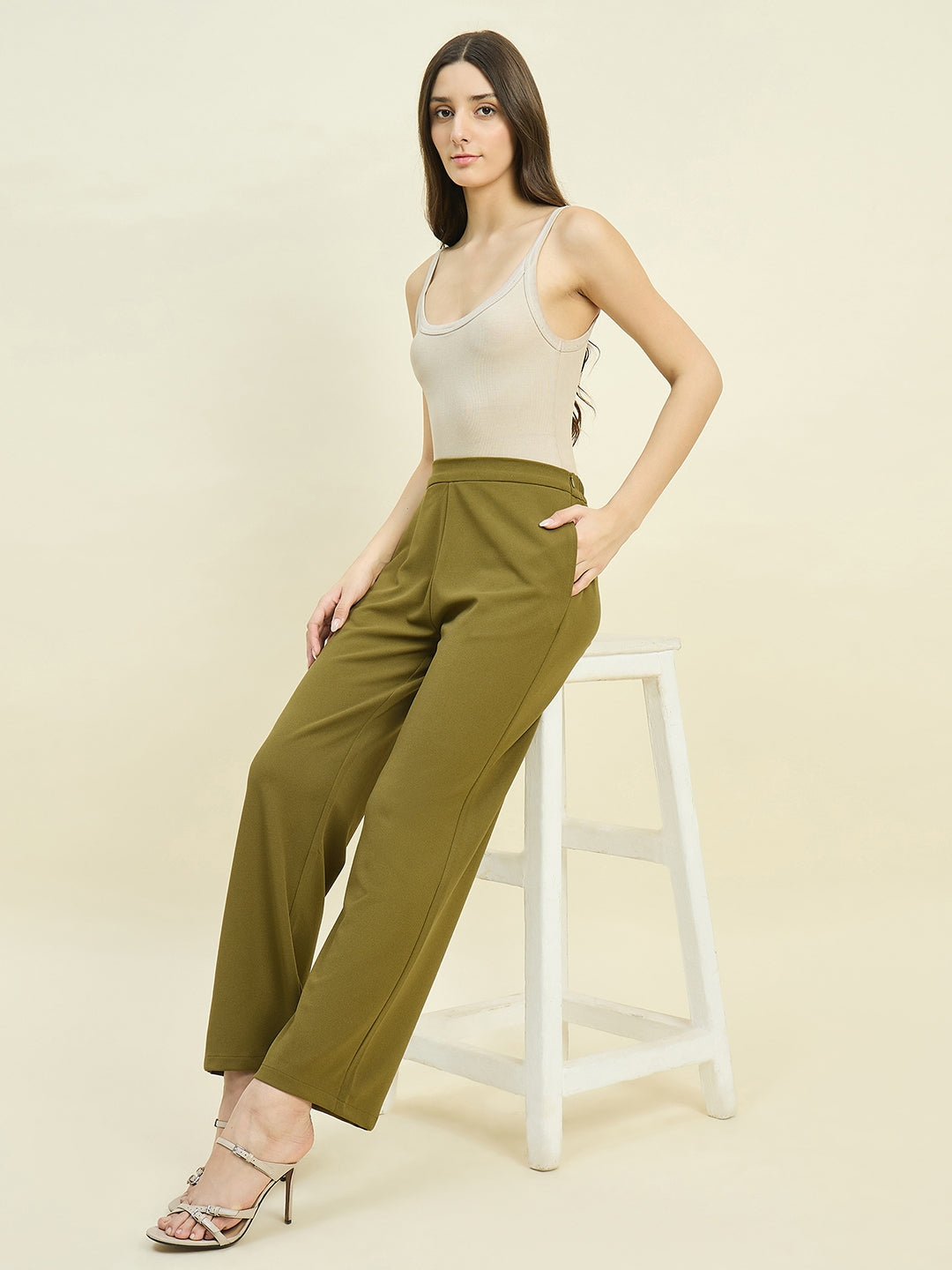Madame Ladies Western W Cord Set M5W34077B 29 Olive