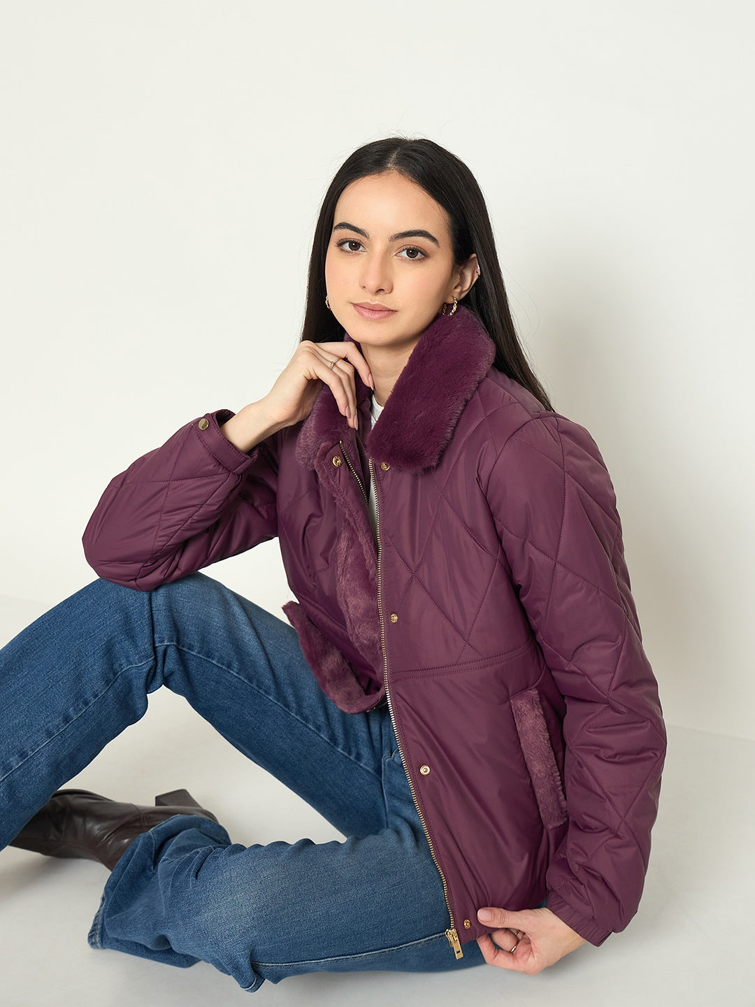 Madame Ladies Western Jacket M5W19308 127 Plum