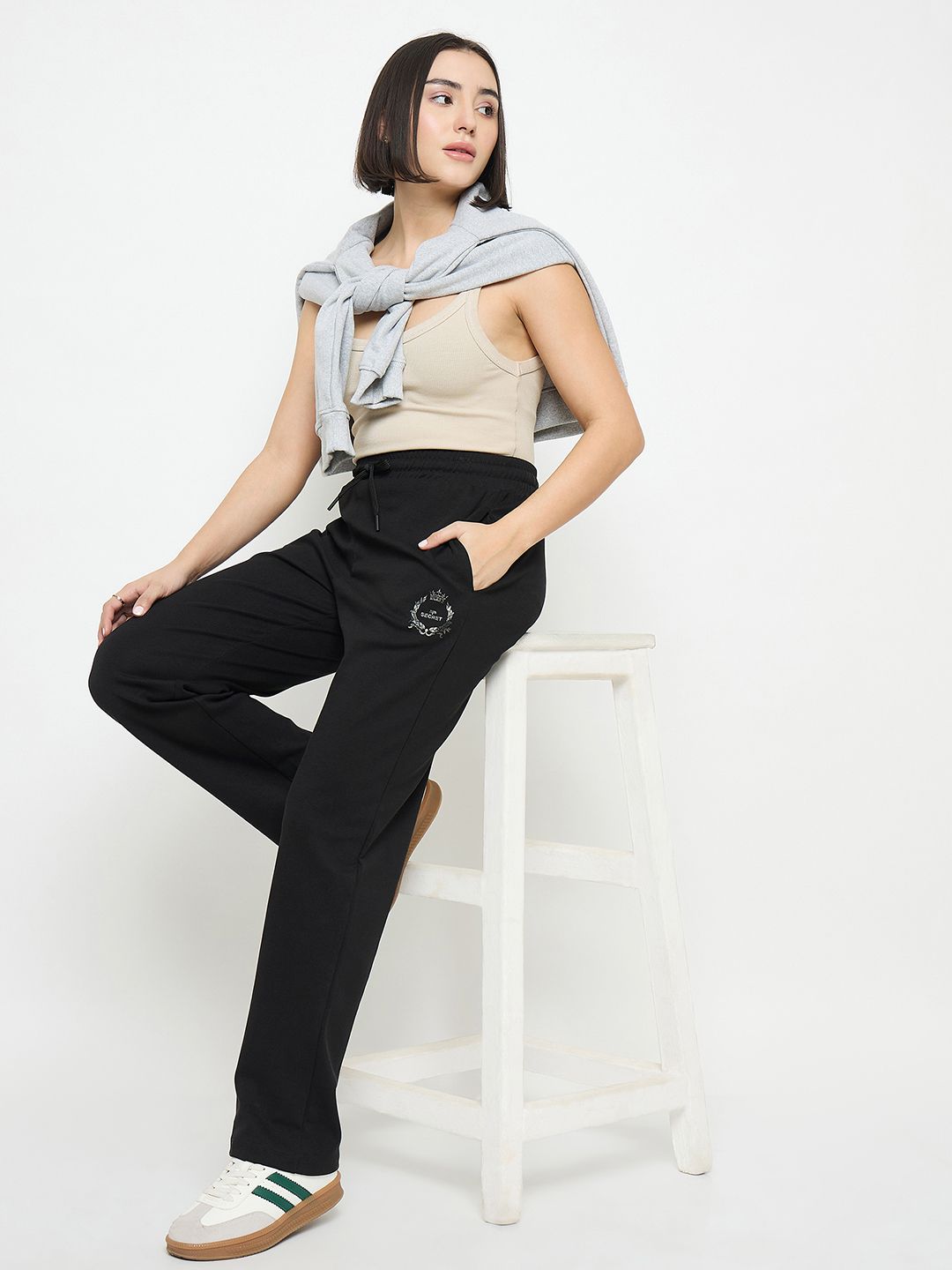 Madame Ladies Western Woolen Pajama S5W29109 002 Black