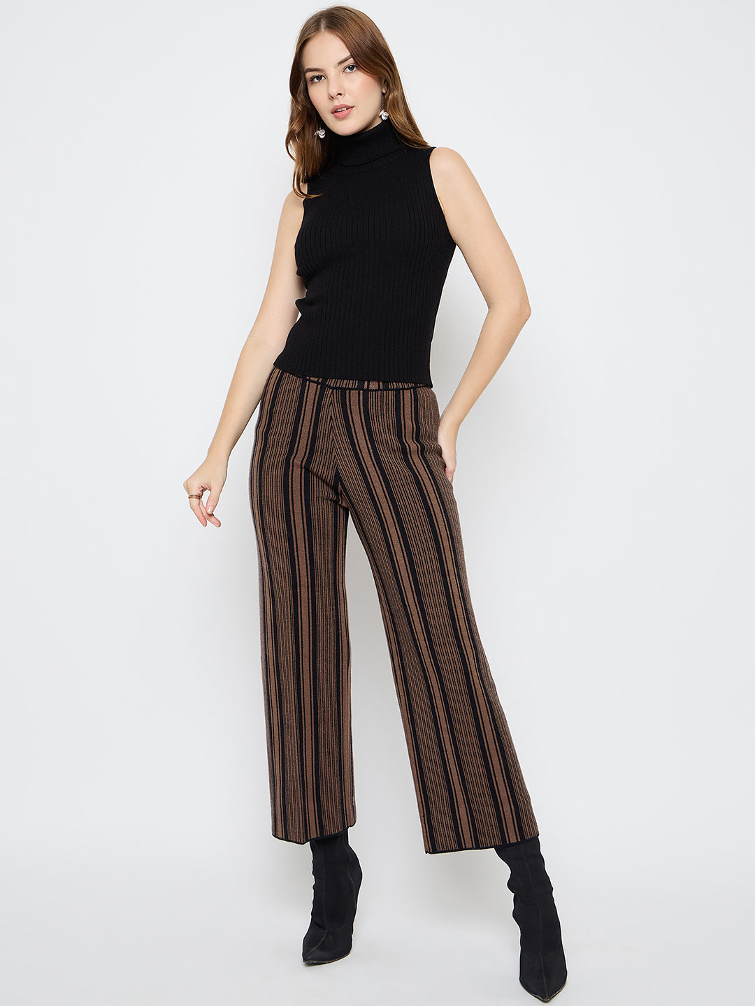 Madame Ladies Western W Cord Set M5W17815 103 Coffee