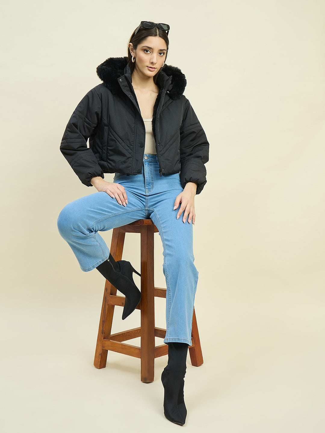 Madame Ladies Western Jeans M5W24121 099 Light Blue