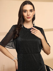 Gipsy Ladies Western Woolen Dress 9Drs247136 N.Blue Mc Navy Blue