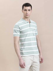 Crocodile Mens T-Shirt H/S Crfp125-207Mt Sea Foam