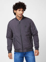 Spykar Mens Jacket F/S Mjkjlw2Bc010 Charcoal Grey