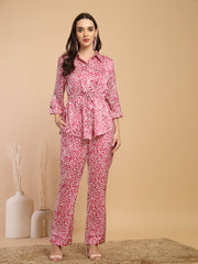 Fuchsia Co-Ord Set For Gipsy Woman Stylish And Cozy Winter Collection