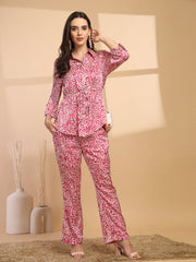 Fuchsia Co-Ord Set For Gipsy Woman Stylish And Cozy Winter Collection