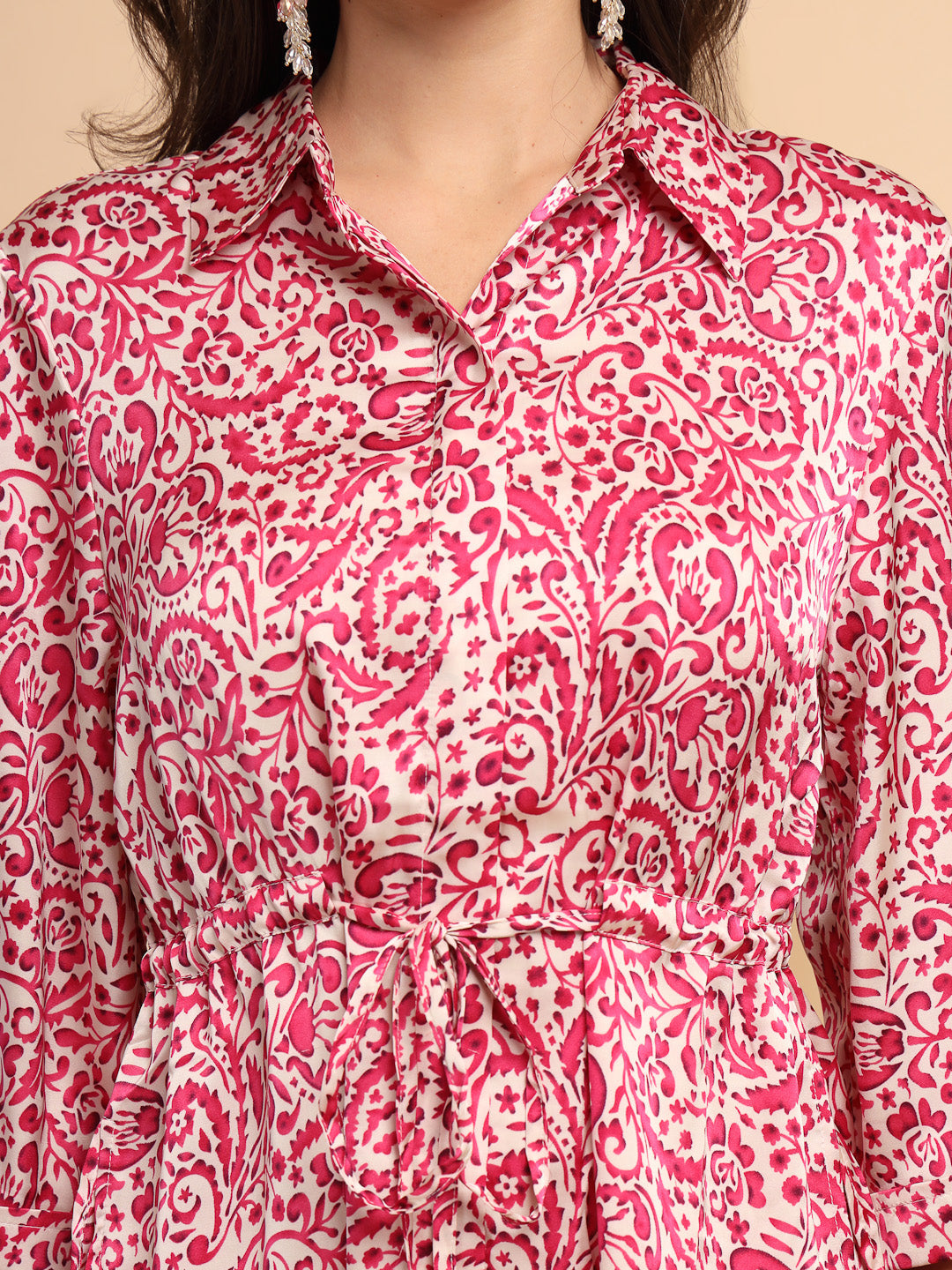 Fuchsia Co-Ord Set For Gipsy Woman Stylish And Cozy Winter Collection