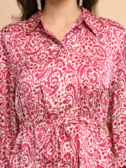 Fuchsia Co-Ord Set For Gipsy Woman Stylish And Cozy Winter Collection