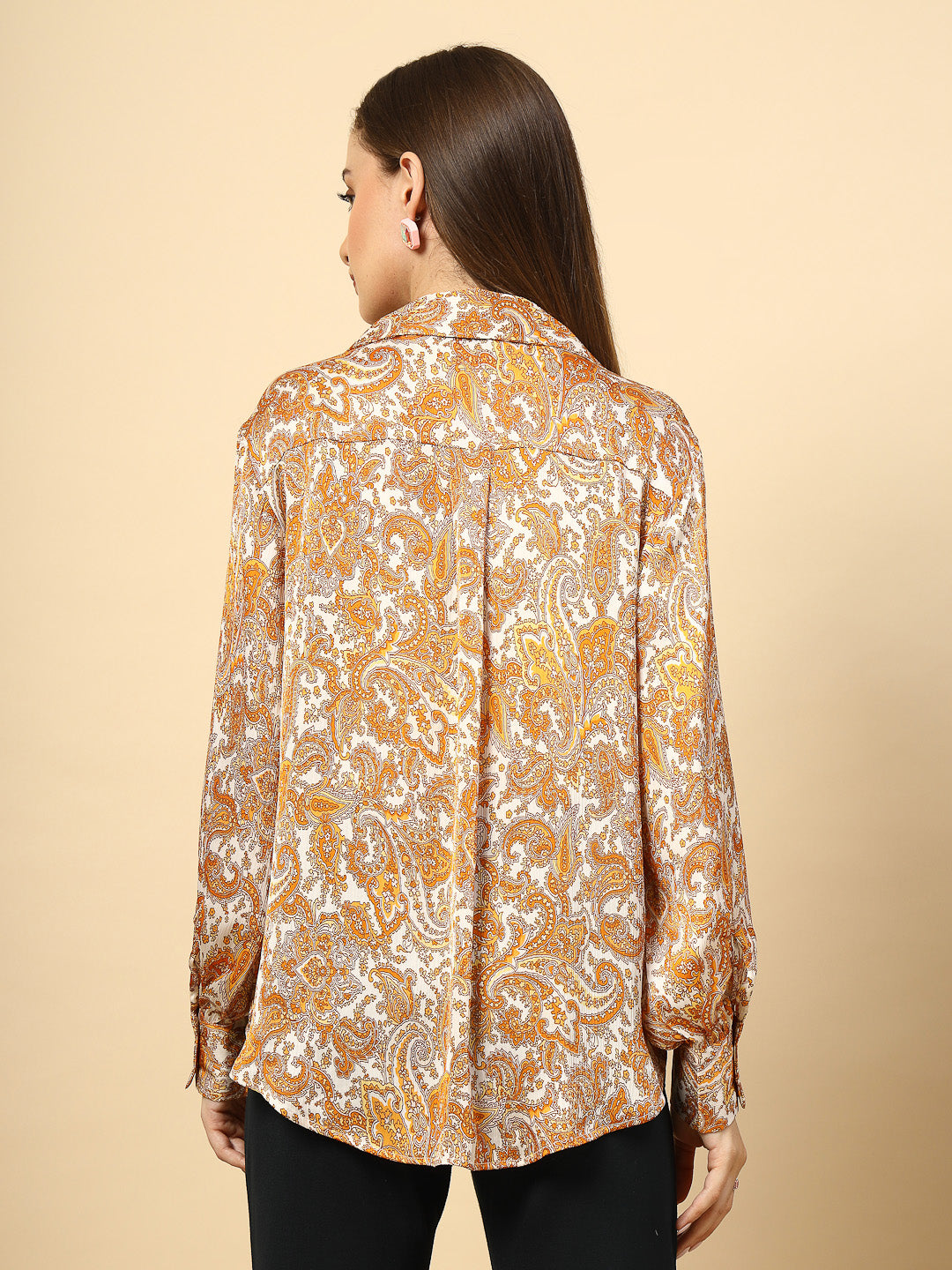 Gipsy Ladies Western Shirt F/S 9Shr246198 Mustard Mc Mustard