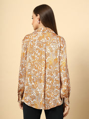 Gipsy Ladies Western Shirt F/S 9Shr246198 Mustard Mc Mustard