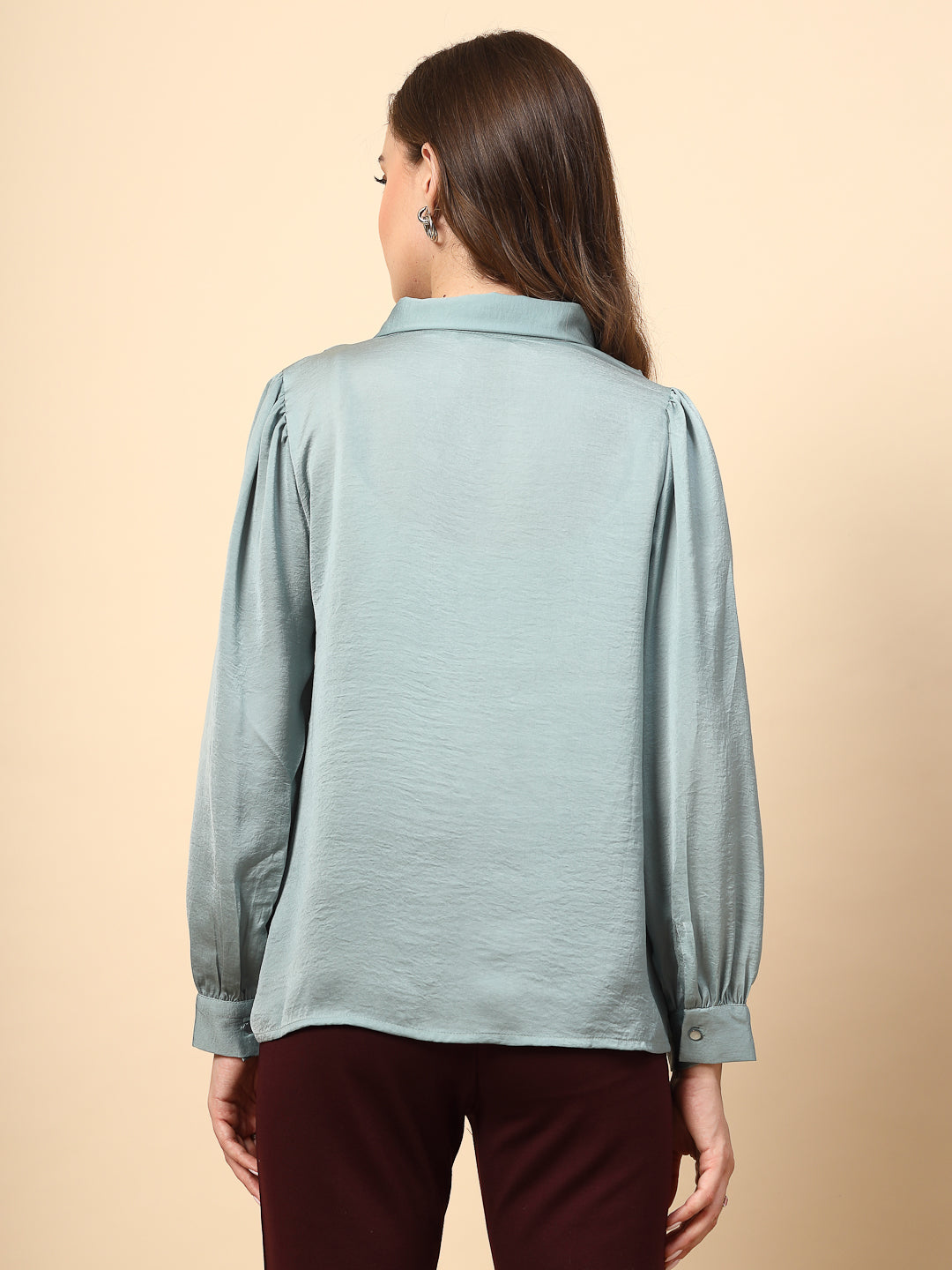 Gipsy Ladies Western Tunic 9Tnc246408 Sage Blue Mc Sage Blue