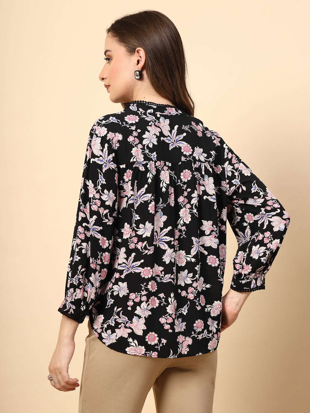 Gipsy Ladies Western Tunic 9Tnc246413 Blk Ub Black