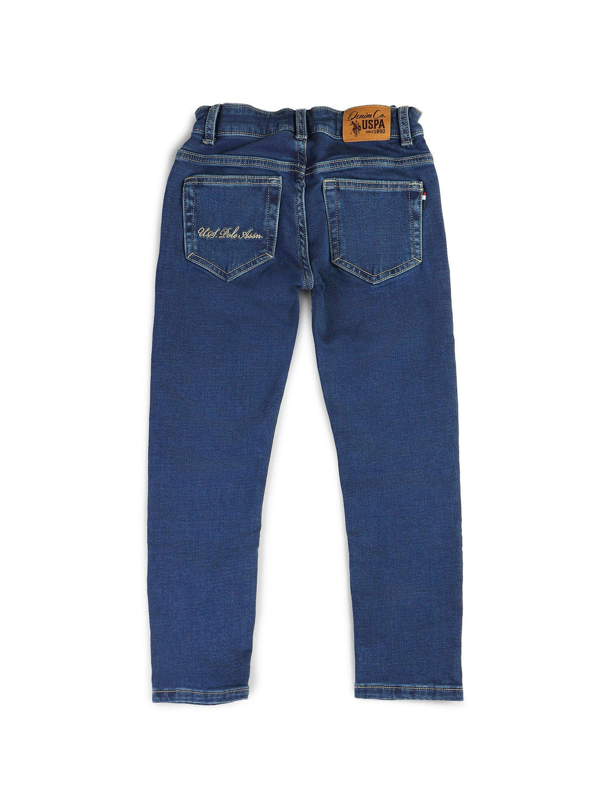 U.S.POLO KIDS BOYS JEANS UKJEN732 ME. BLUE