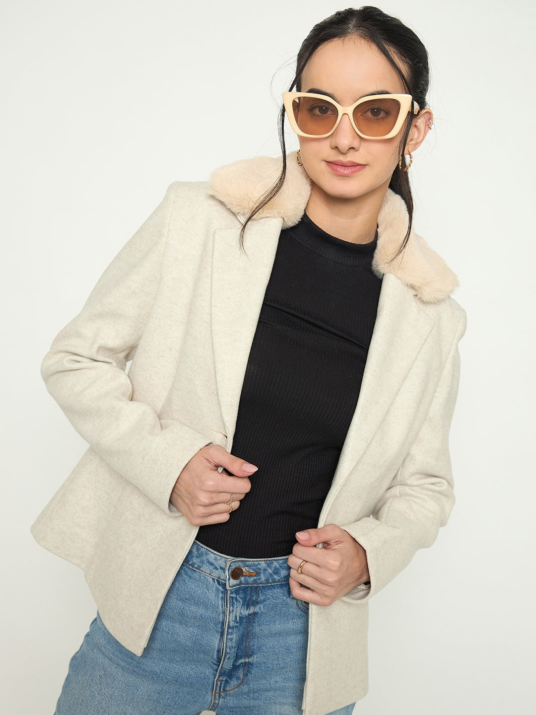 Madame Ladies Western Short Coat M5W20535 001 Beige