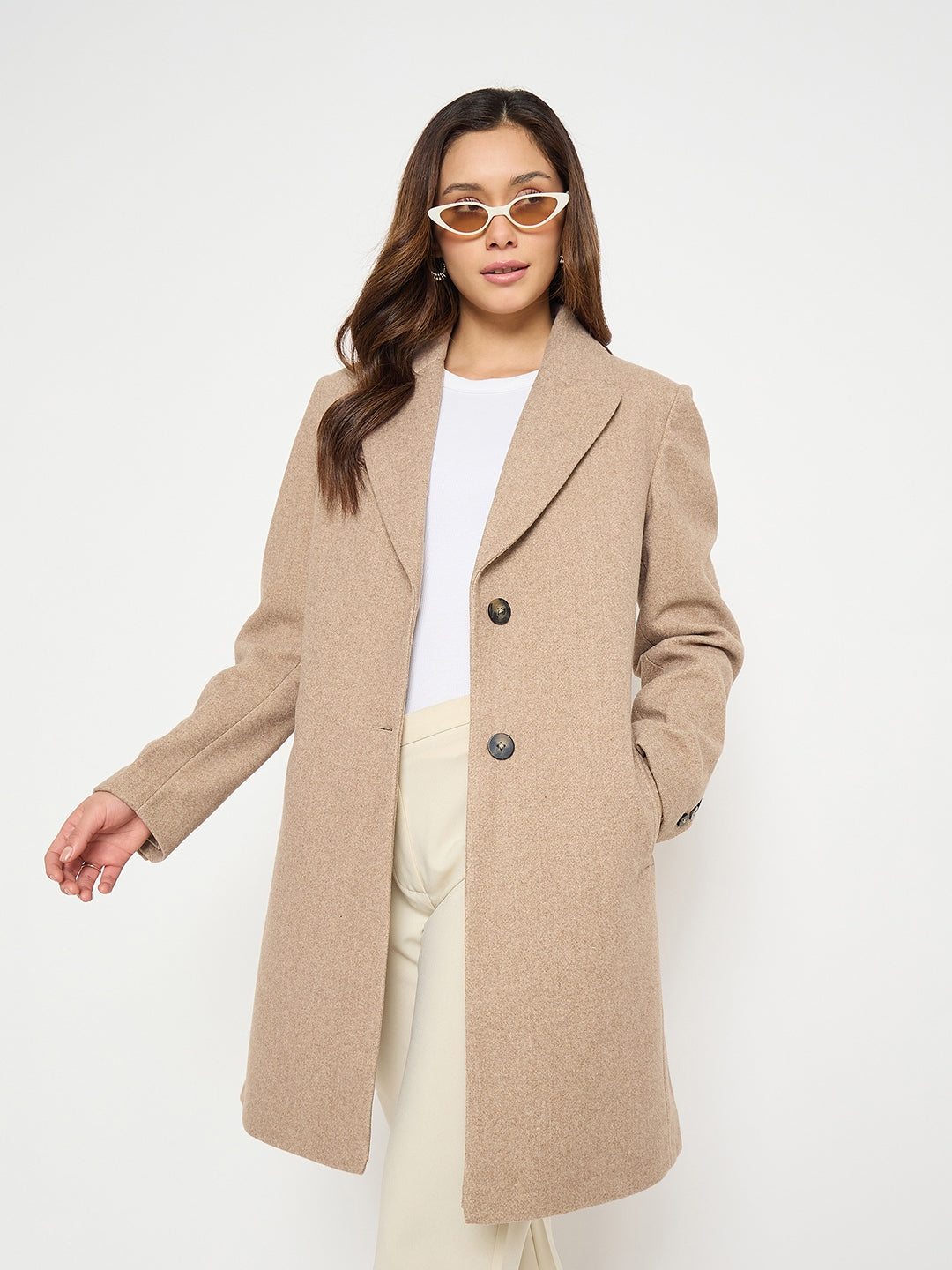 Madame Ladies Western Long Coat M5W20129 001 Beige