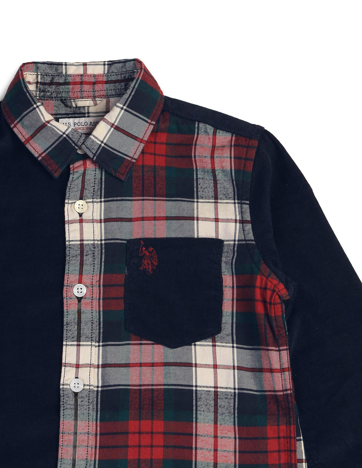 U.S.POLO KIDS BOYS SHIRT F/S UKSHT1733 - Goyalsons ShopMax