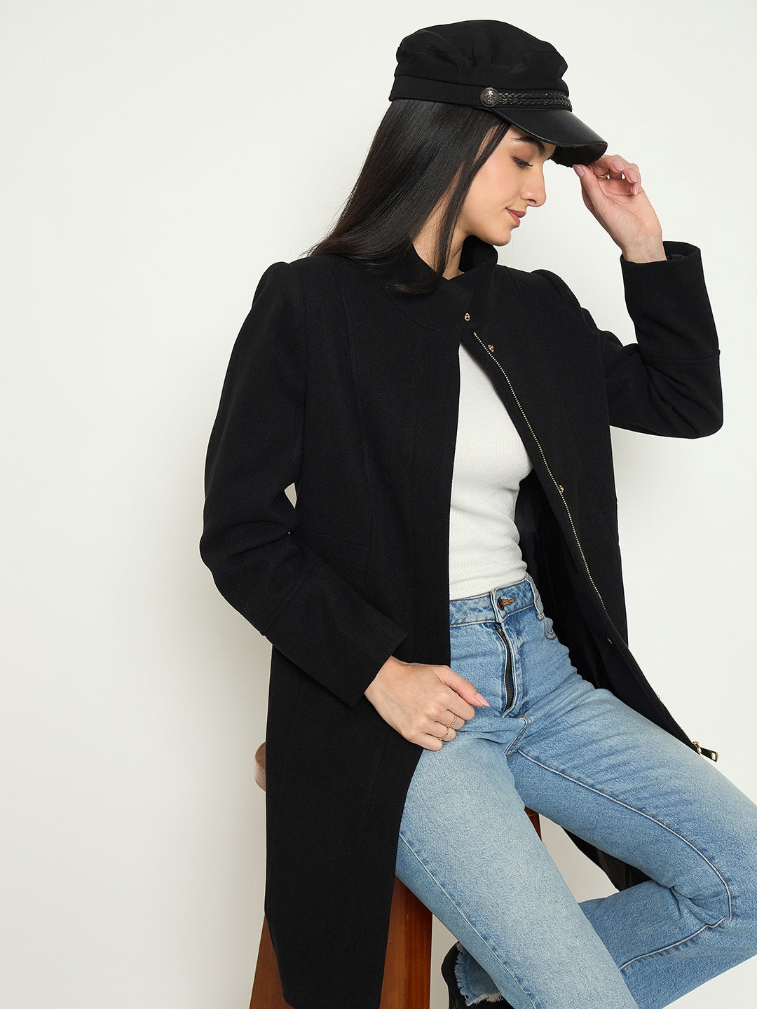 Madame Ladies Western Long Coat M5W20135 002 Black