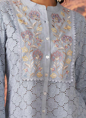 Lakshita Ladies Western Top H/S Lk04677 4 Blue