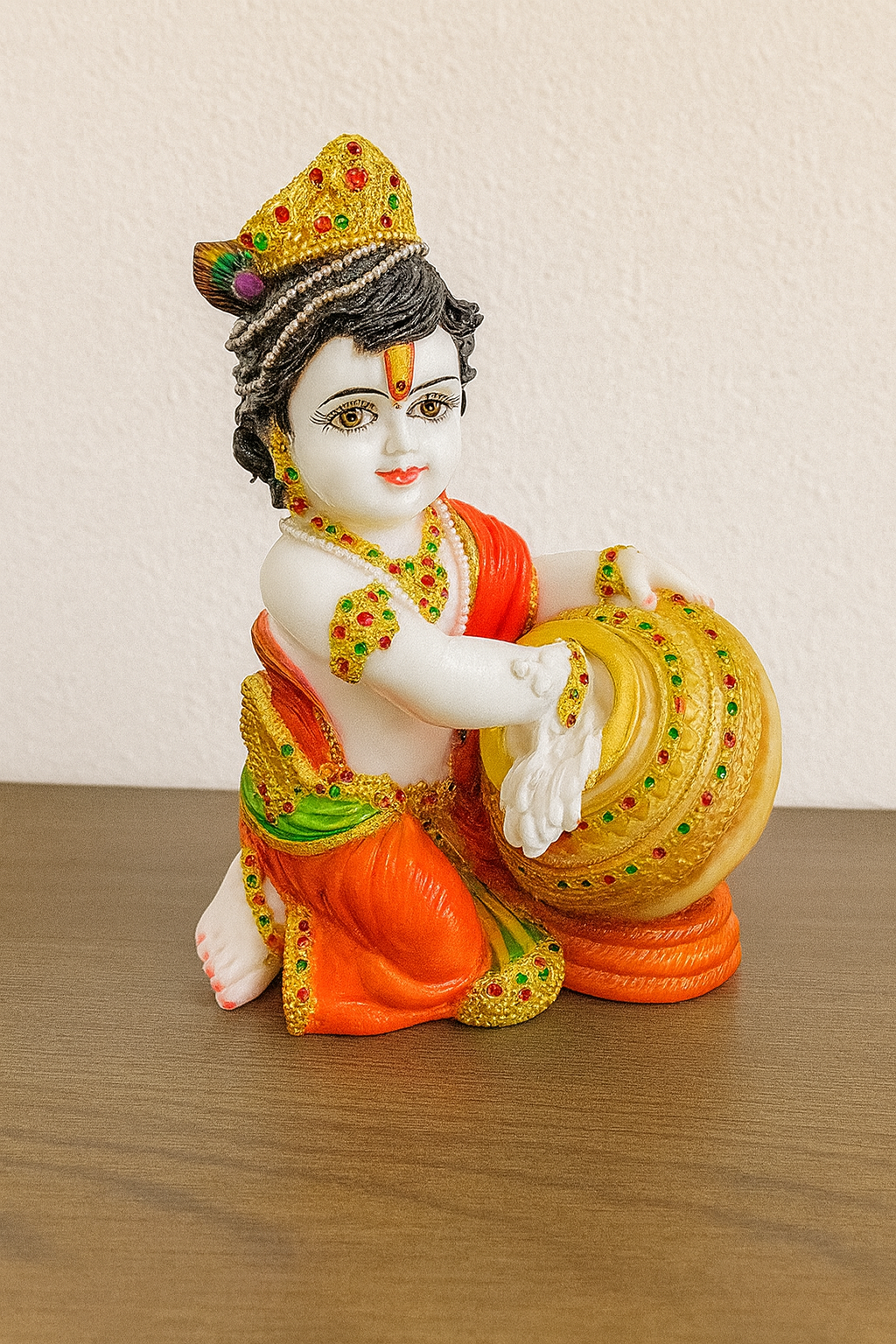 Adorable Laddu Gopal (Baby Krishna) Idol For Home Pooja