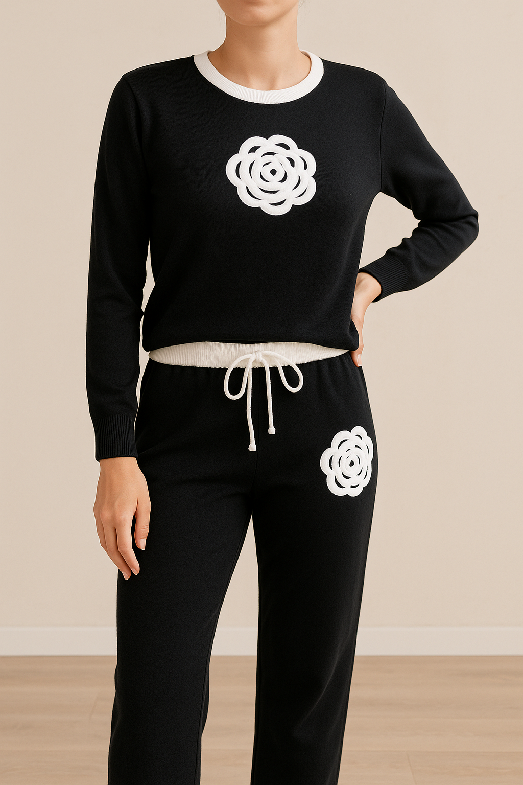 Lyte Club Ladies Western W Cord Set O1356-4908 Black