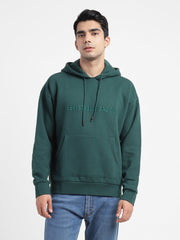 Men'S Solid Hooded Sweatshirt