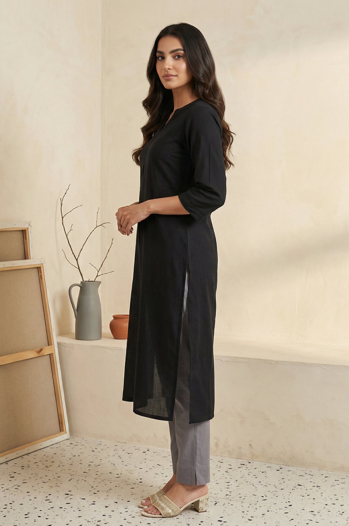 Aurelia ladies Western kurti in stylish design, featuring intricate patterns and vibrant colors, perfect for casual or festive wear.