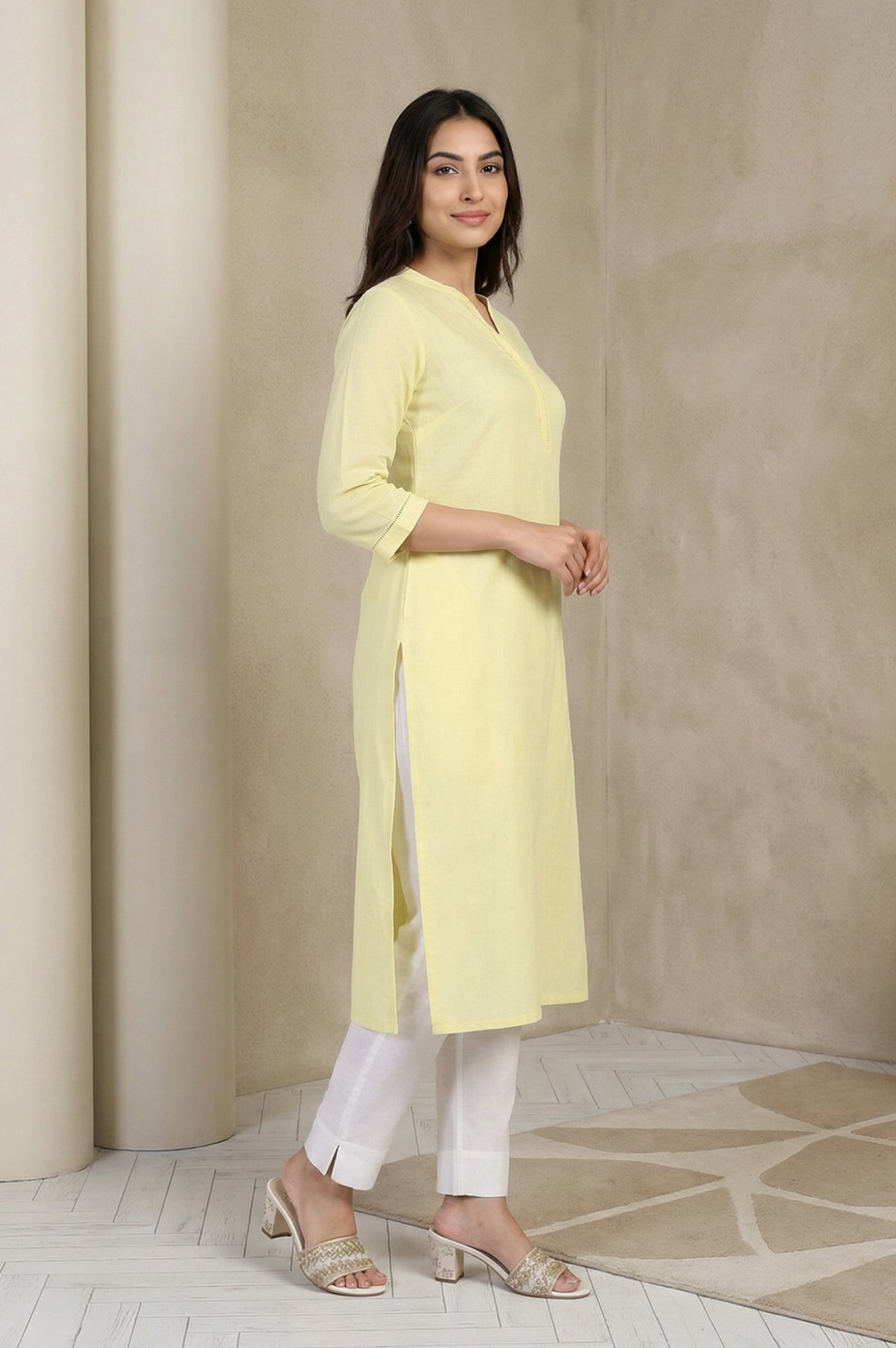 Aurelia ladies Western Kurti in vibrant fabric, showcasing stylish design and intricate patterns, perfect for casual or festive wear.